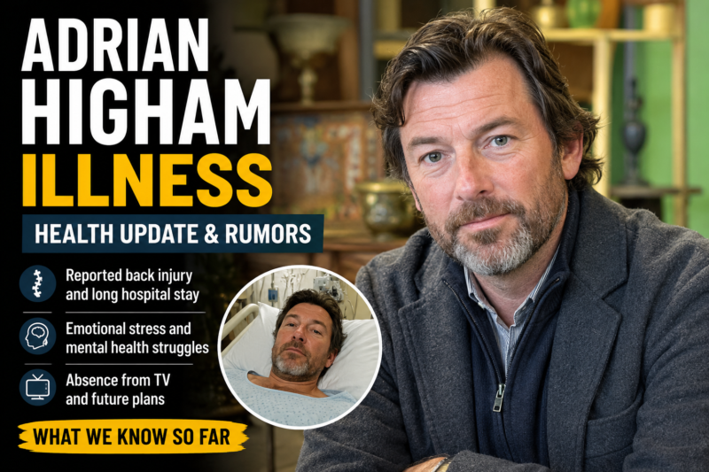 Adrian Higham Illness: The Truth Behind the Health Rumors and Recovery