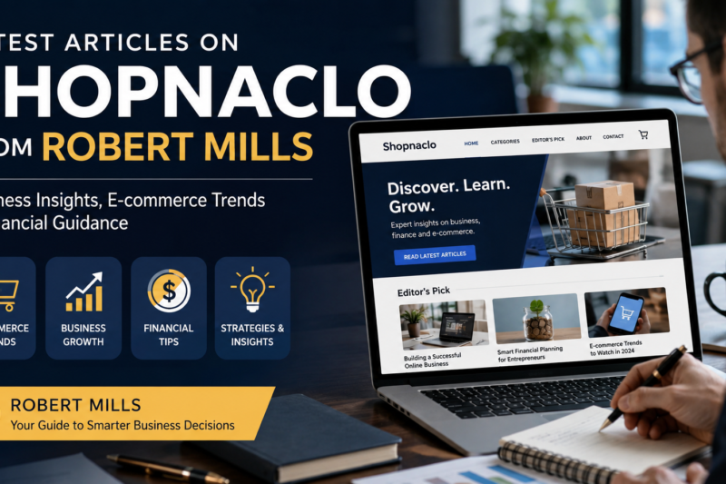 Latest Shopnaclo Insights by Robert Mills