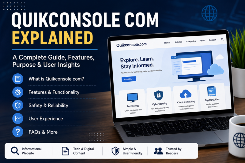 Quikconsole com Explained: Full Guide, Features, and User Insights