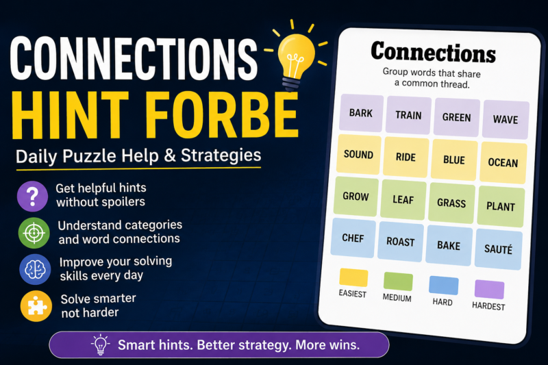 Connections Hint Forbe Guide for Daily Puzzle Players