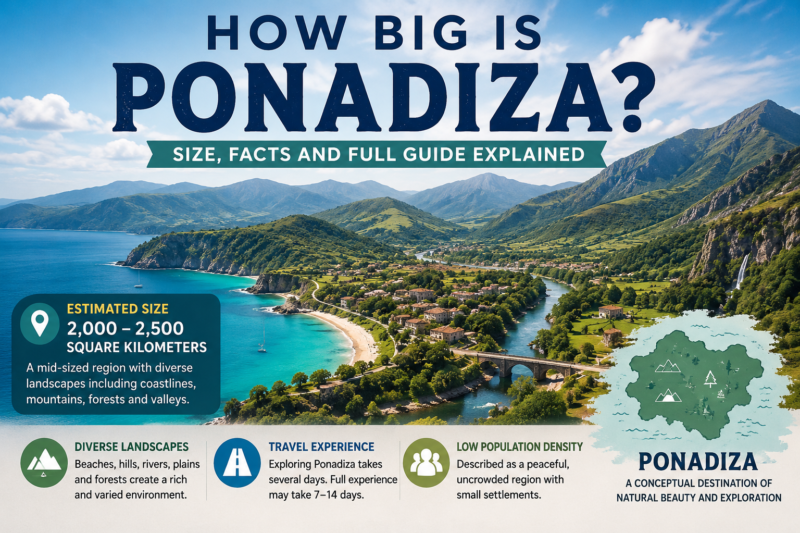 How Big Is Ponadiza? Complete Size and Travel Guide Explained